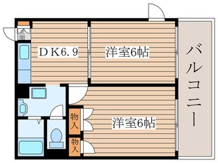 アイリス鶴里の物件間取画像